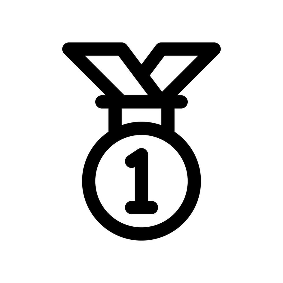 medalha linha ícone. vetor ícone para seu local na rede Internet, móvel, apresentação, e logotipo Projeto.