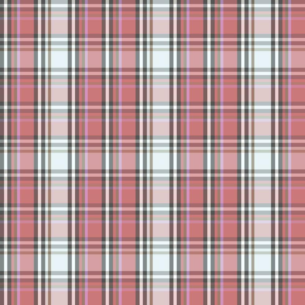 vetor de búfalo de padrão xadrez tartan, papel de parede de fundo de tecido