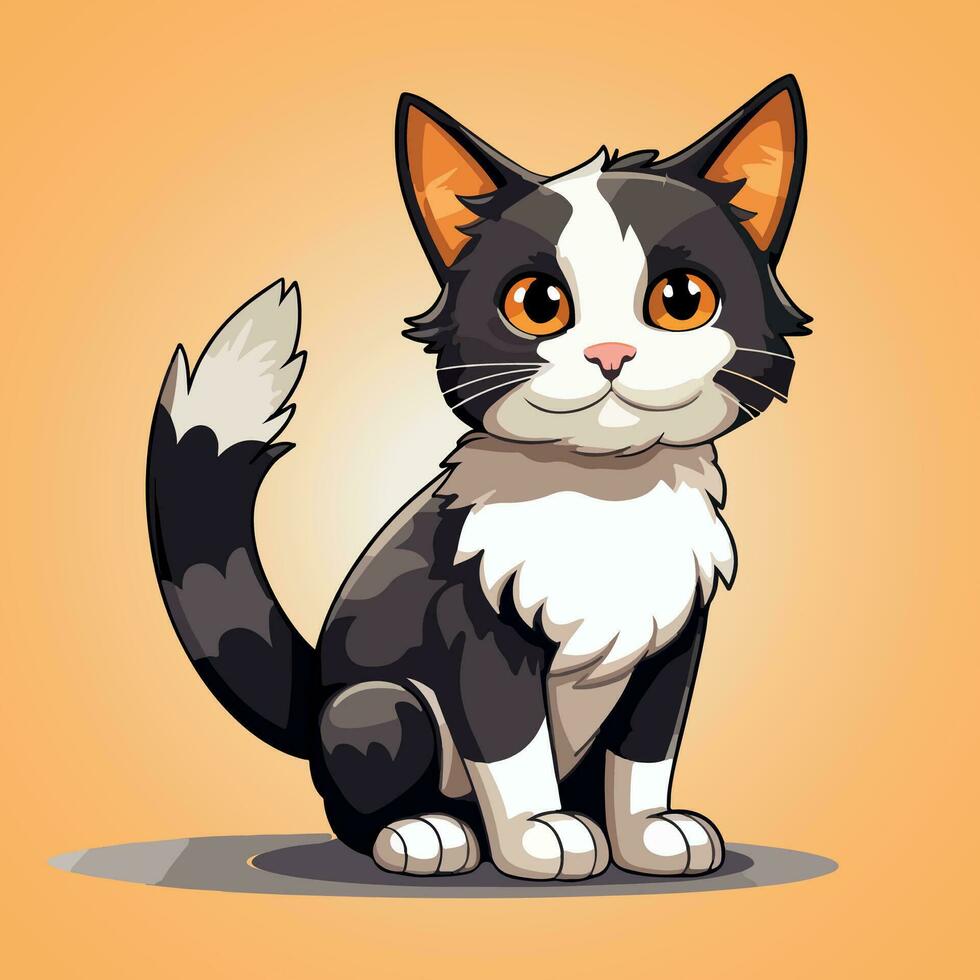 americano fio de cabelo gato procriar desenho animado personagem vetor isolado ilustração