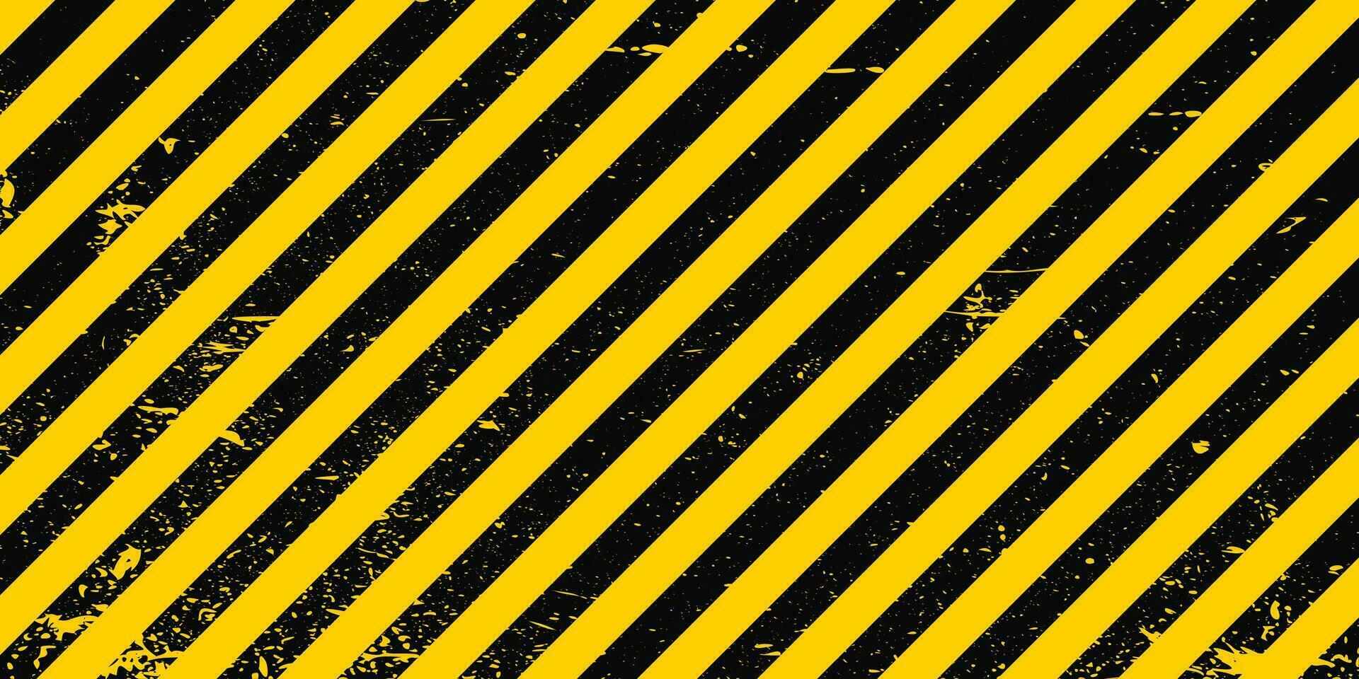 industrial fundo Atenção quadro, Armação grunge amarelo e Preto diagonal listras vetor