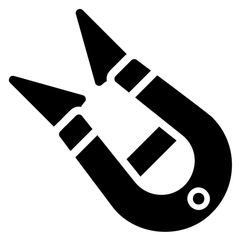 ícone de glifo de corte de linha vetor