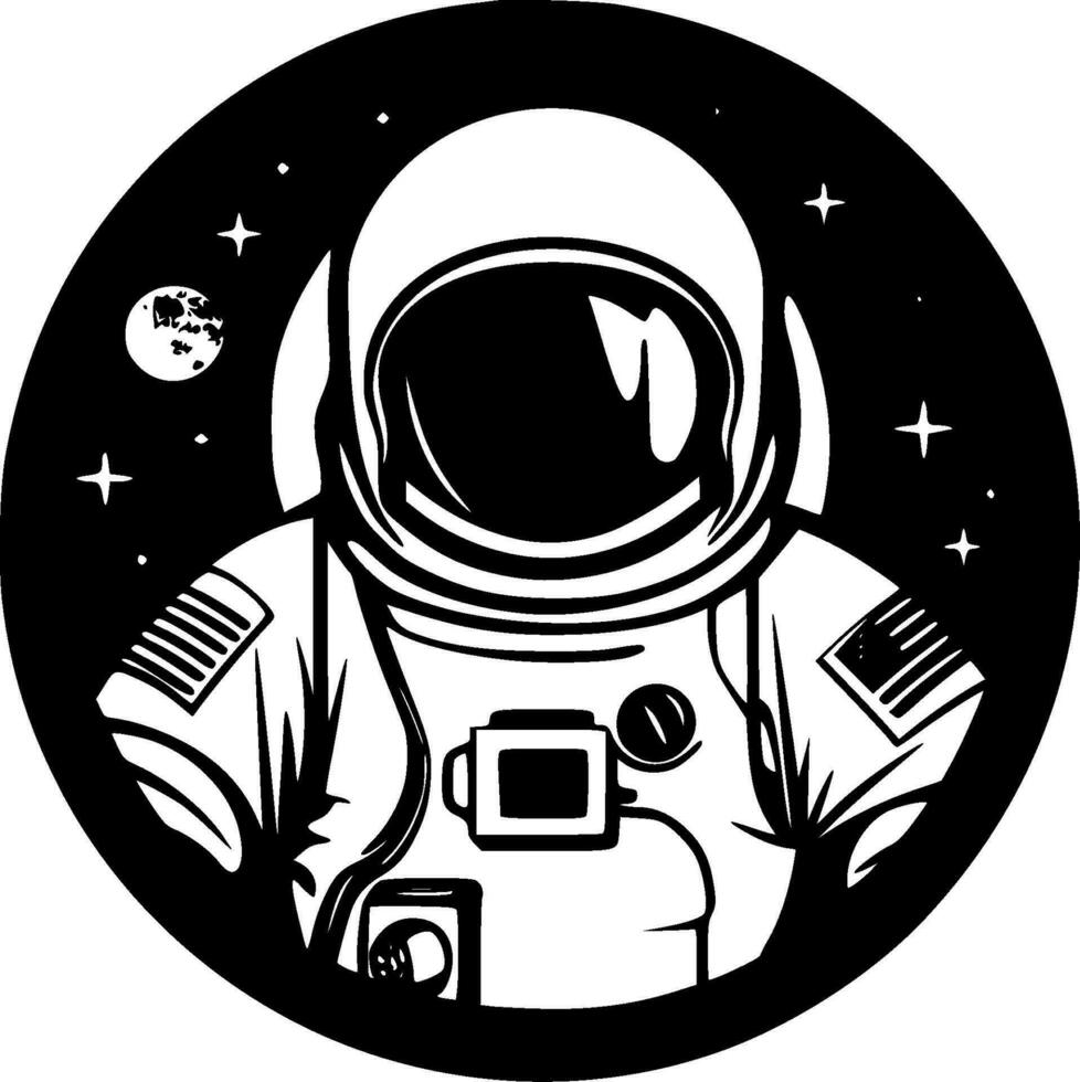 astronauta - Alto qualidade vetor logotipo - vetor ilustração ideal para camiseta gráfico