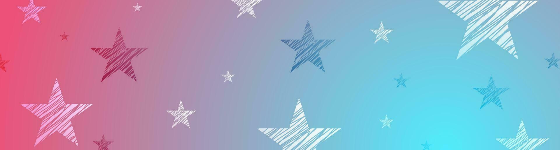 azul e Rosa abstrato grunge estrelas moderno fundo vetor