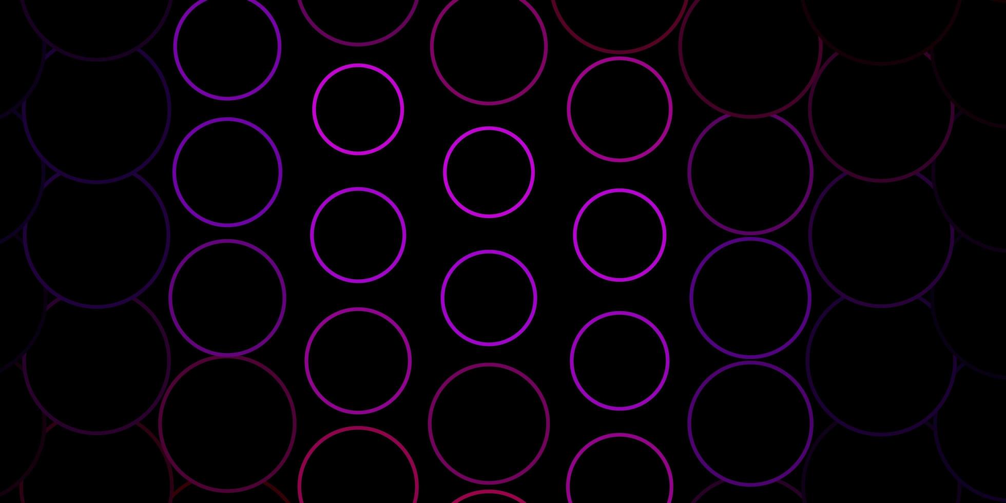 pano de fundo vector azul e vermelho escuro com círculos. ilustração com conjunto de esferas abstratas coloridas brilhantes. design para cartazes, banners.