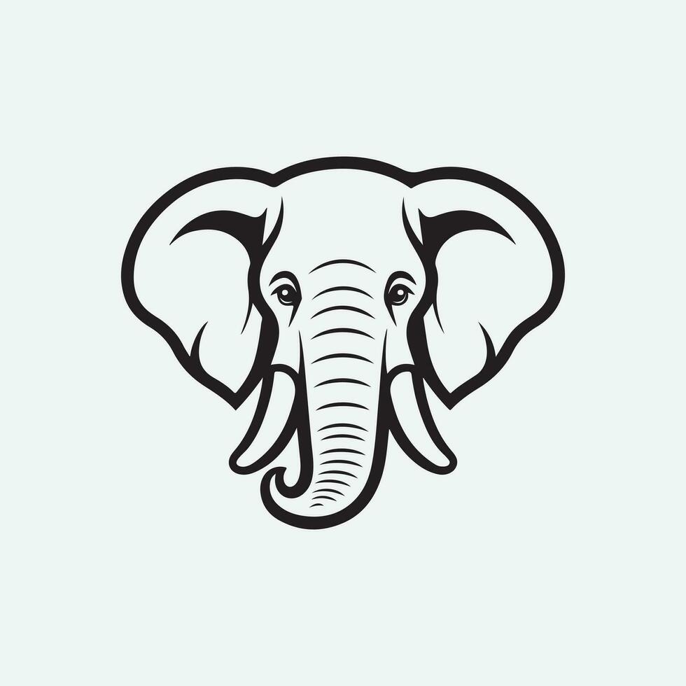 design de ícone de elefante vetor