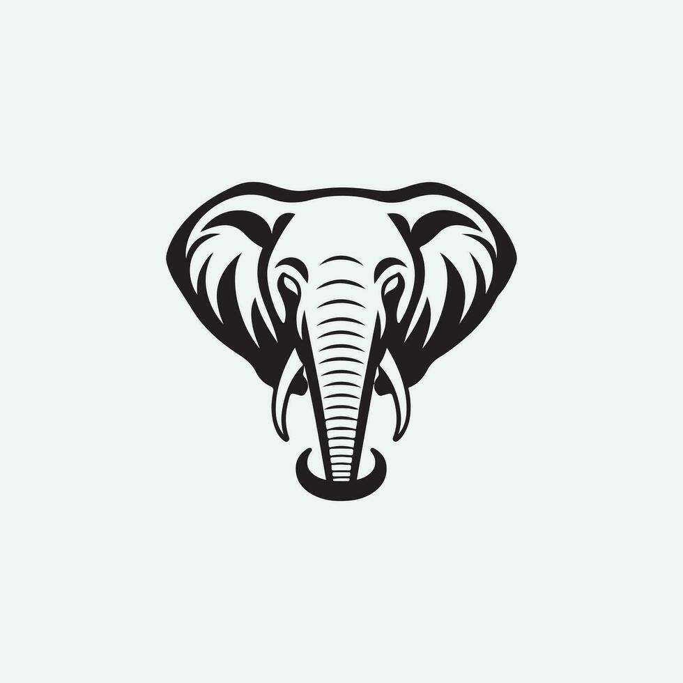 design de ícone de elefante vetor