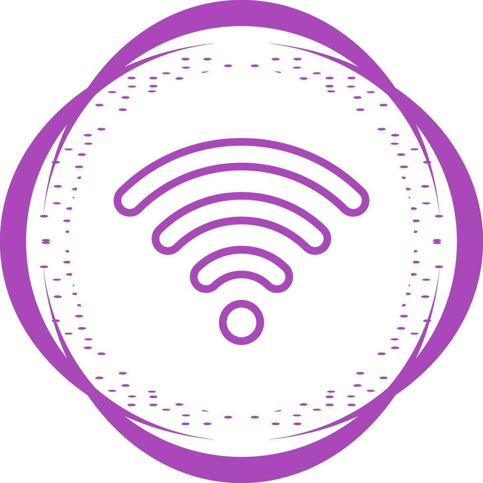 ícone de vetor de sinal wifi