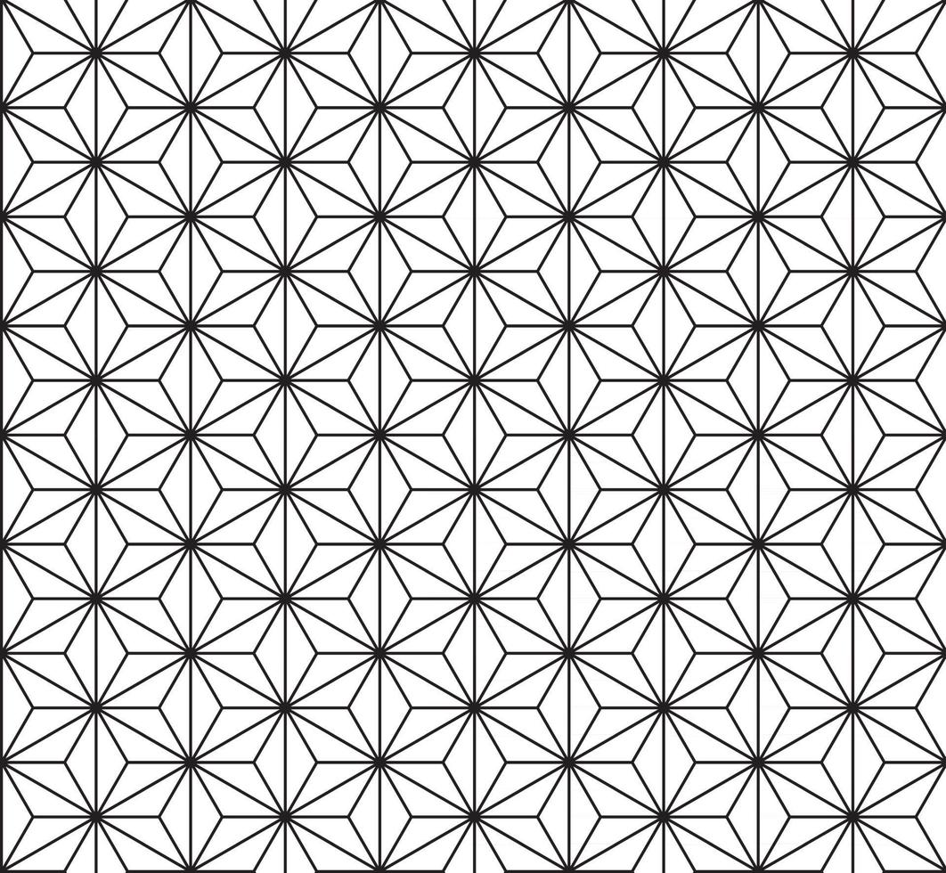padrão sem emenda de fundo abstrato geométrico preto e branco. ilustração vetorial vetor
