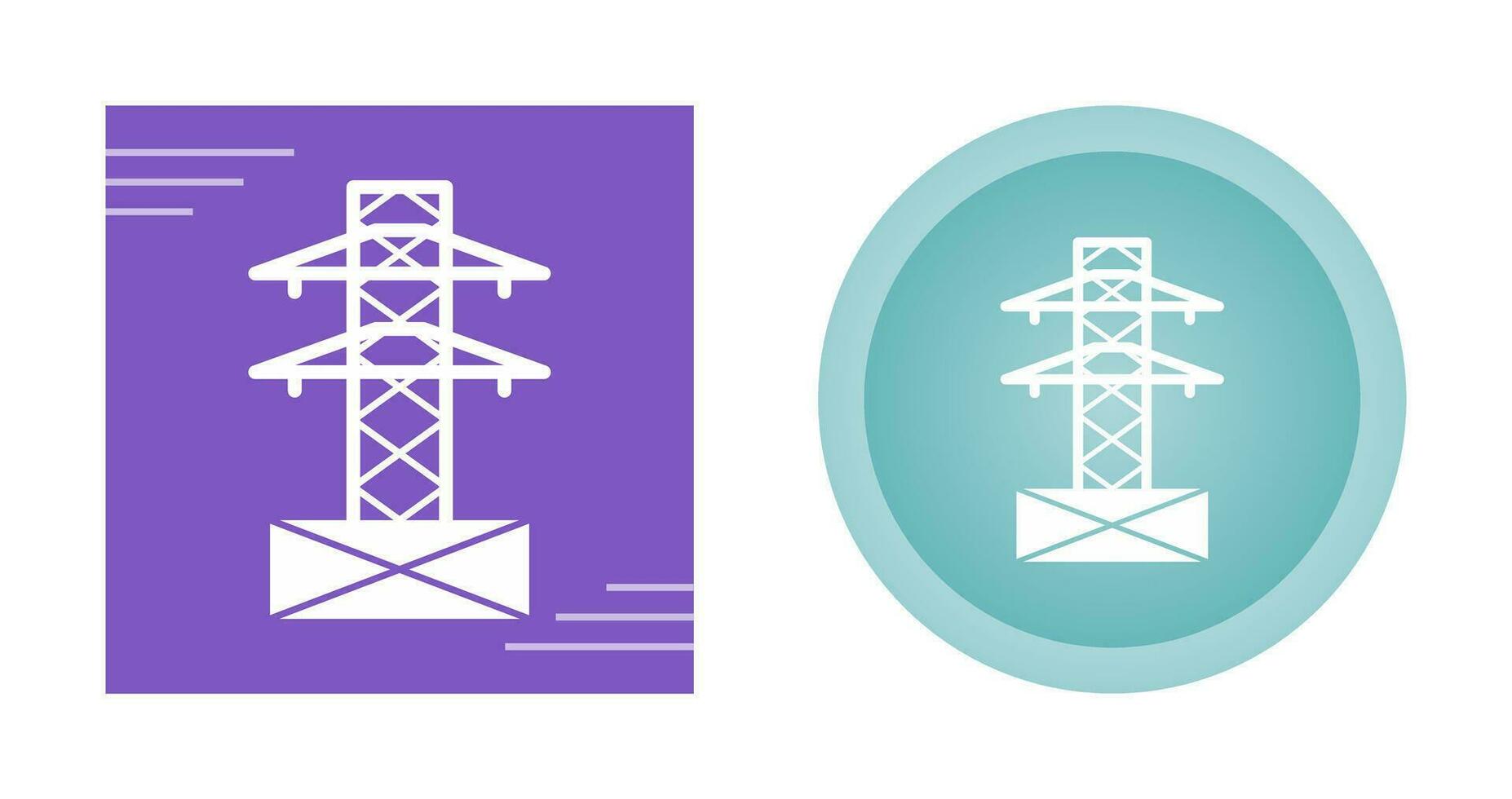 ícone de vetor de torre de eletricidade