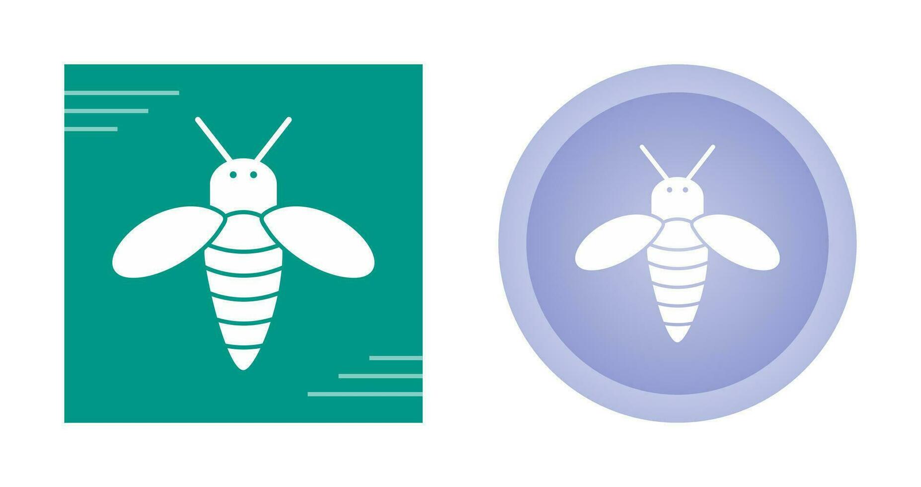 ícone de vetor de abelha de mel