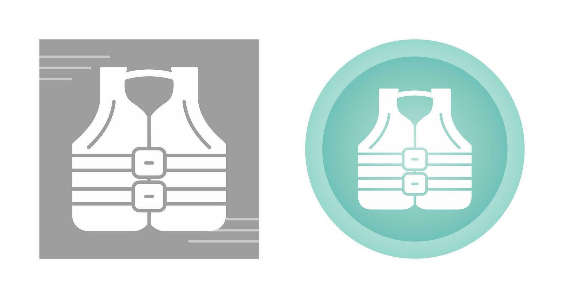 ícone de vetor de colete salva-vidas