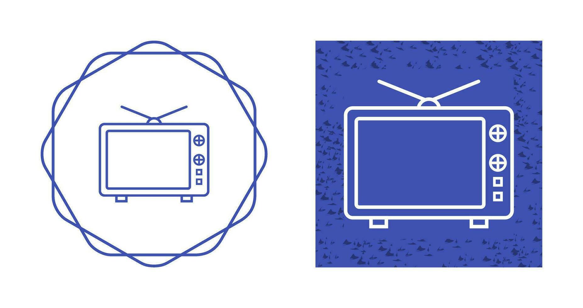 ícone de vetor de televisão