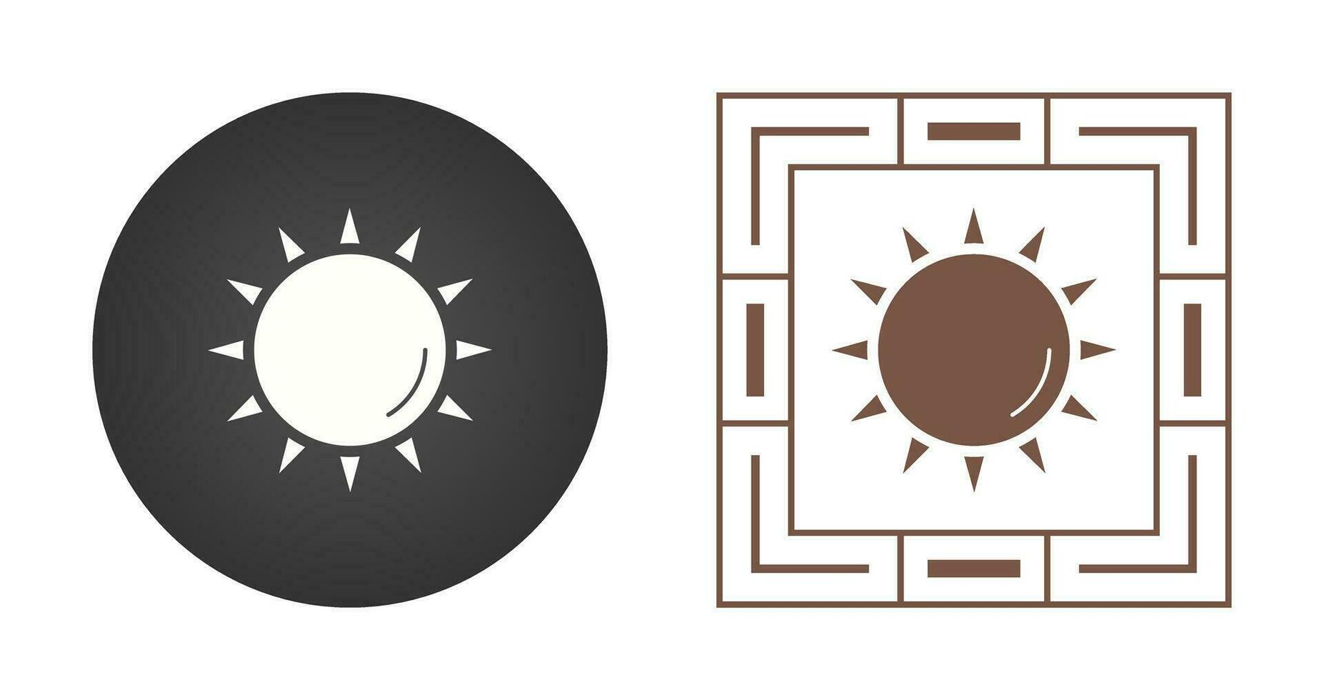 ícone de vetor de sol