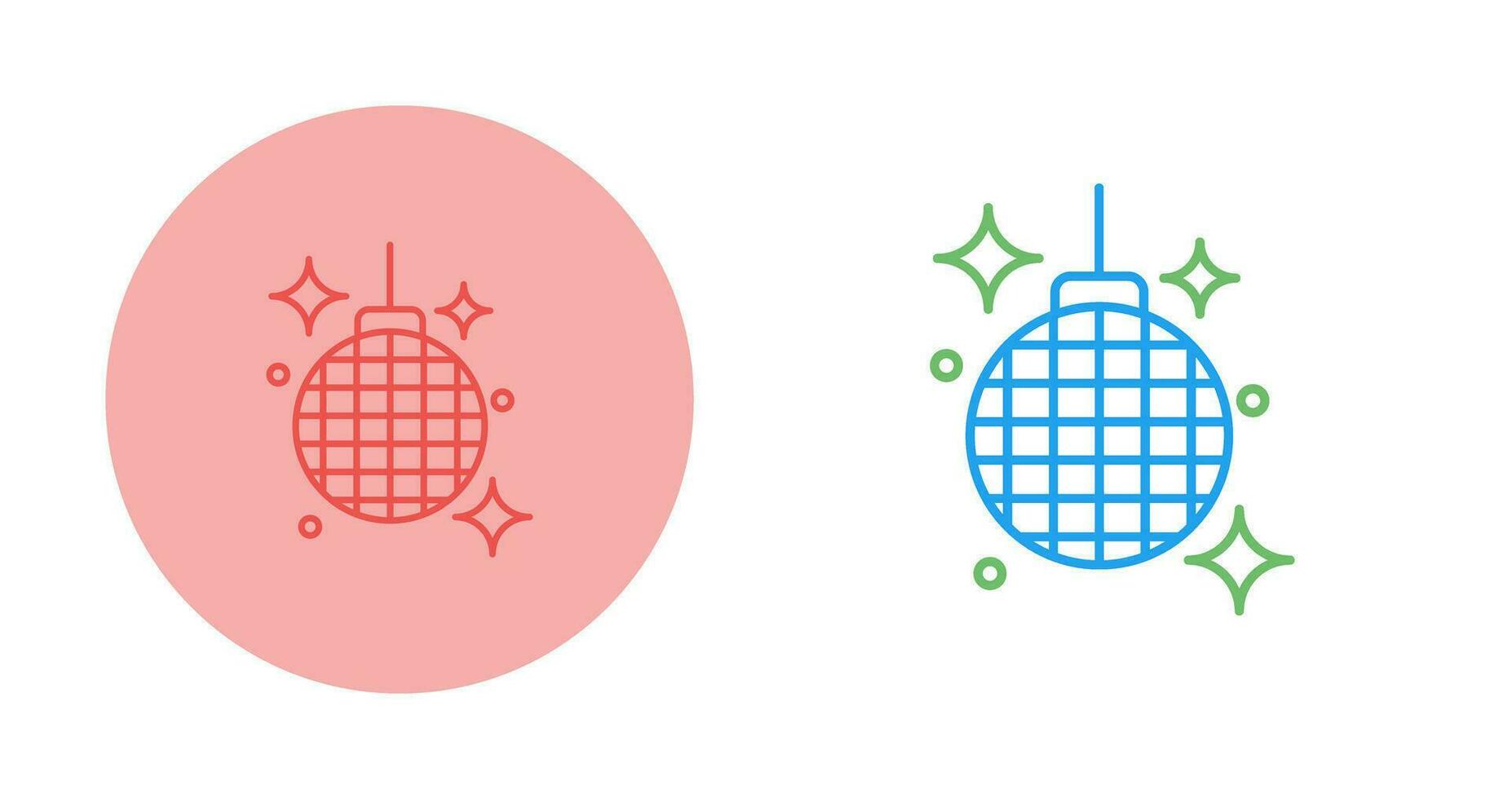 ícone de vetor de bola de discoteca