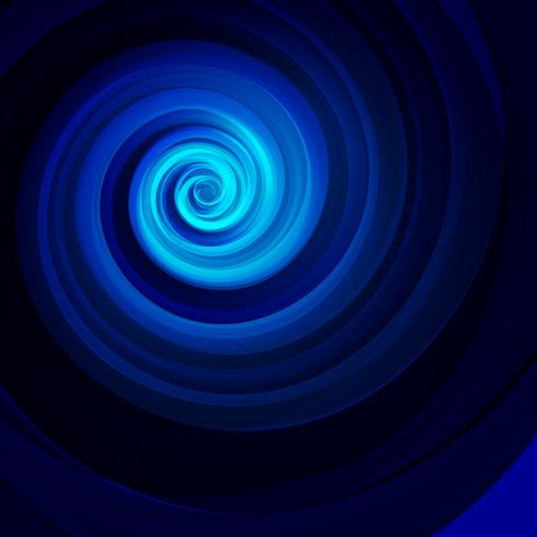 Swirly fundo azul, ilustração vetorial vetor