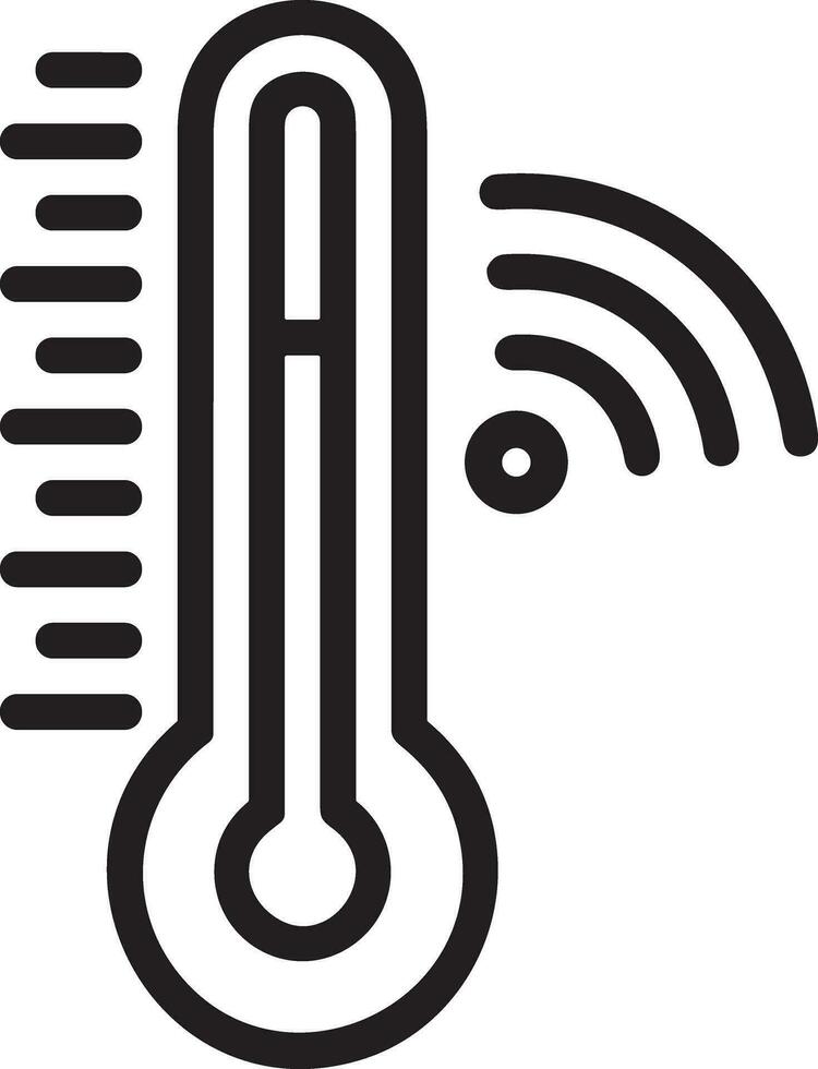 termômetro remédio ícone símbolo imagem vetor. ilustração do a temperatura frio e quente a medida ferramenta Projeto imagem.eps 10 vetor