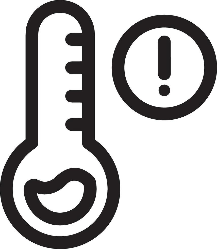 termômetro remédio ícone símbolo imagem vetor. ilustração do a temperatura frio e quente a medida ferramenta Projeto imagem.eps 10 vetor