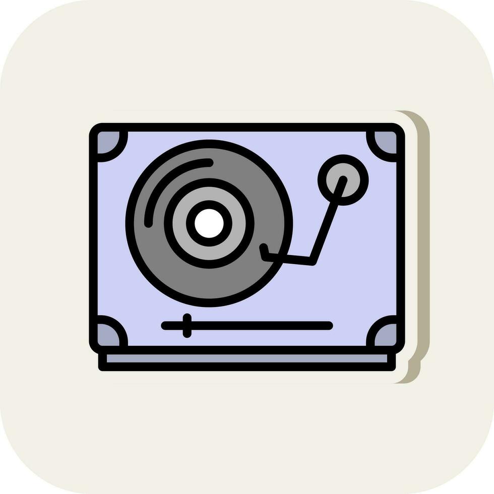 toca discos vetor ícone Projeto