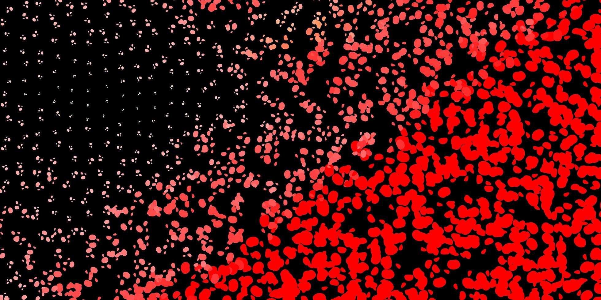 fundo vector vermelho escuro com formas aleatórias.