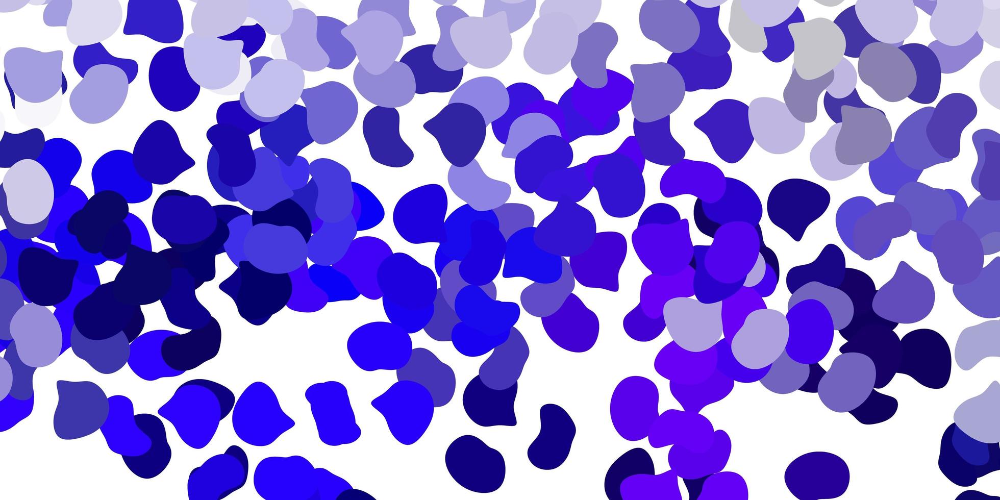 pano de fundo vector roxo claro com formas caóticas.