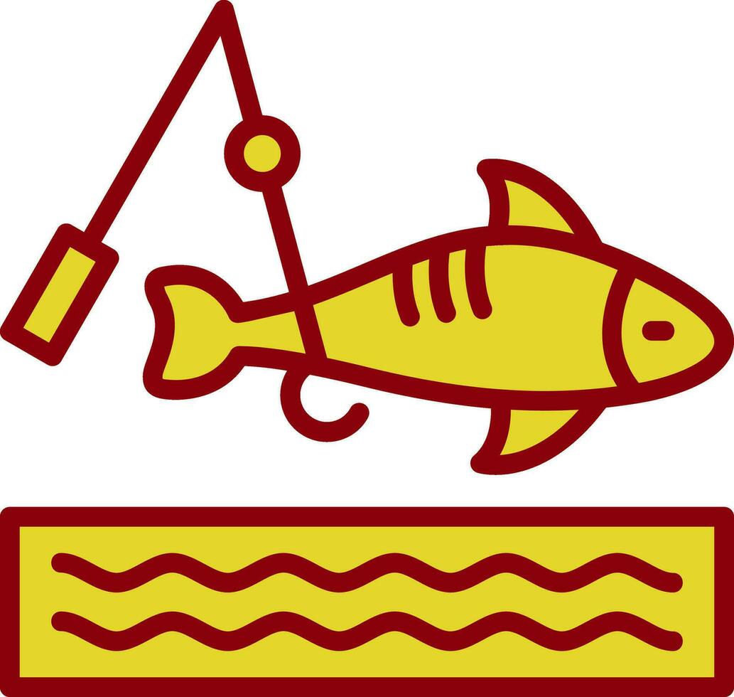 design de ícone de vetor de pesca