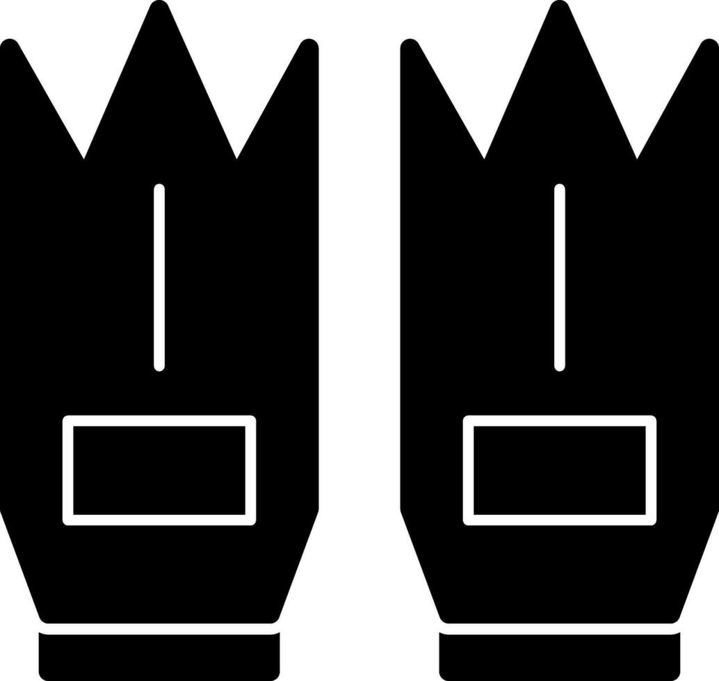 design de ícone de vetor de barbatanas