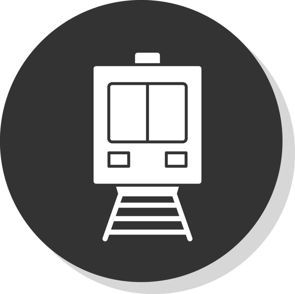 design de ícone de vetor de trem