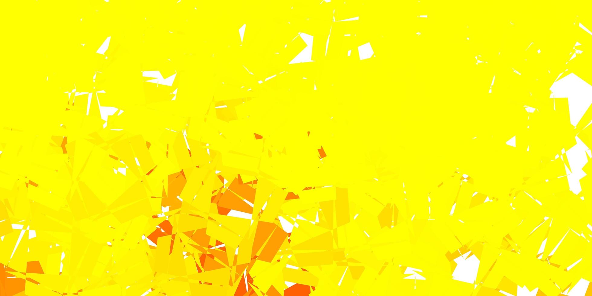 textura de polígono gradiente de vetor amarelo claro.