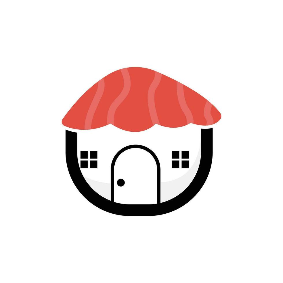 Sushi logotipo japonês Comida projeto, vetor símbolo modelo ilustração