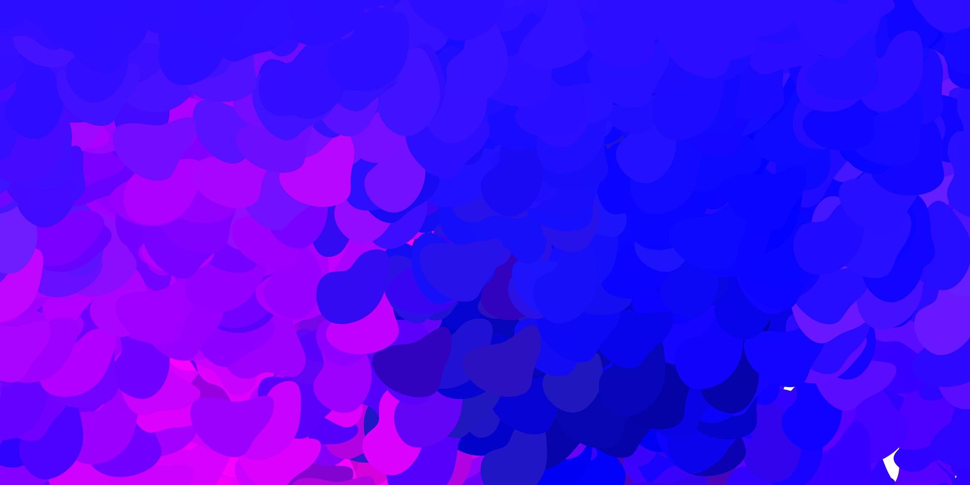 textura vector rosa escuro, azul com formas de memphis.