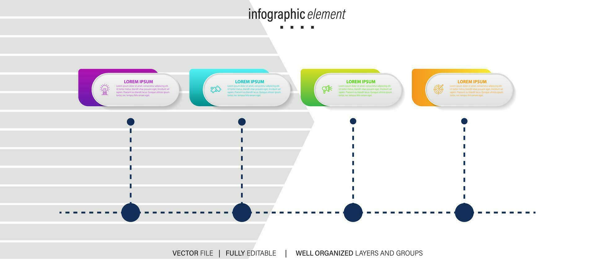 infográfico Projeto modelo. vetor ilustração.