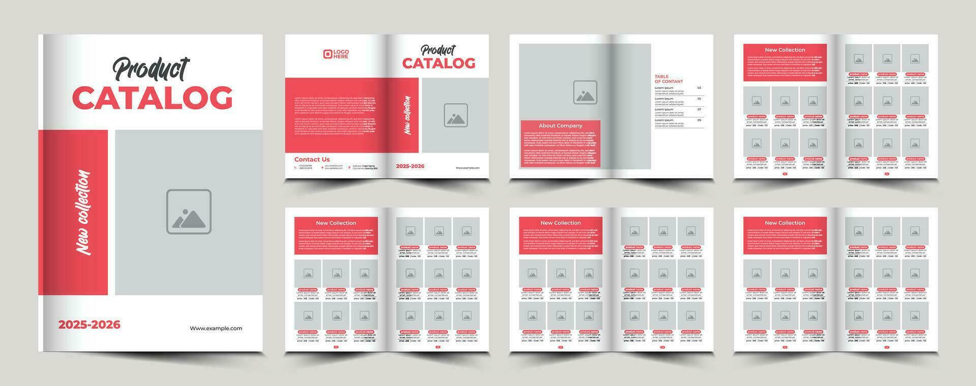 produtos Catálogo ou Catálogo modelo Projeto vetor