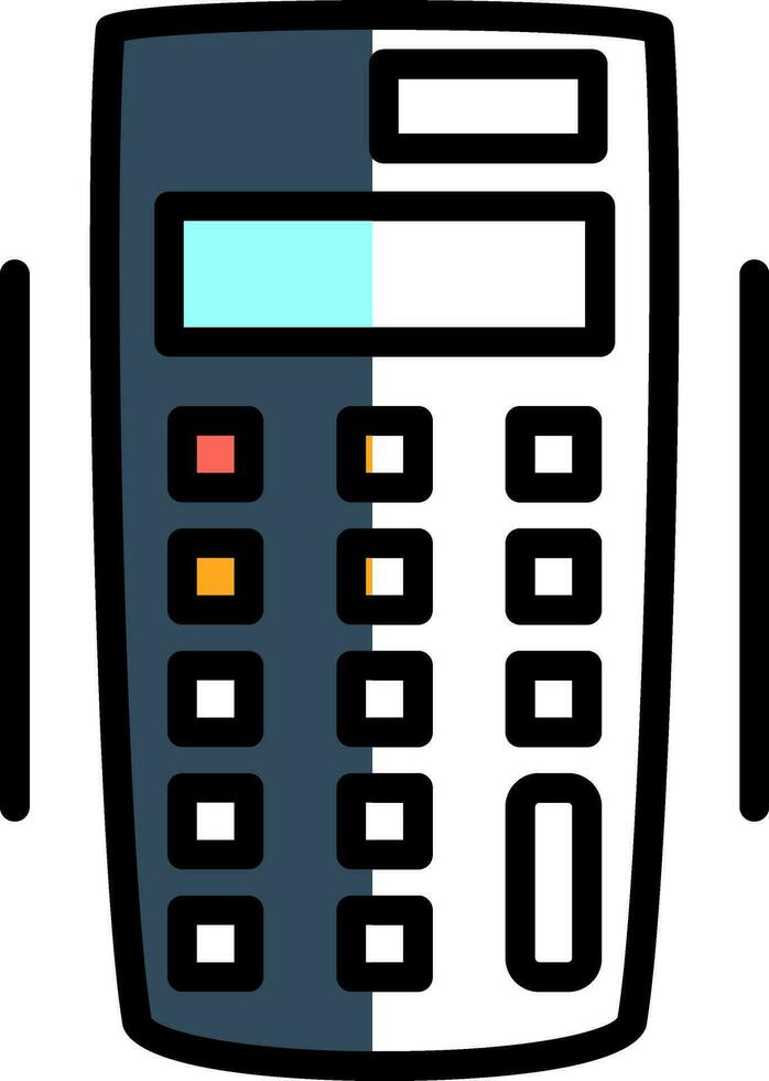 design de ícone de vetor de calculadora