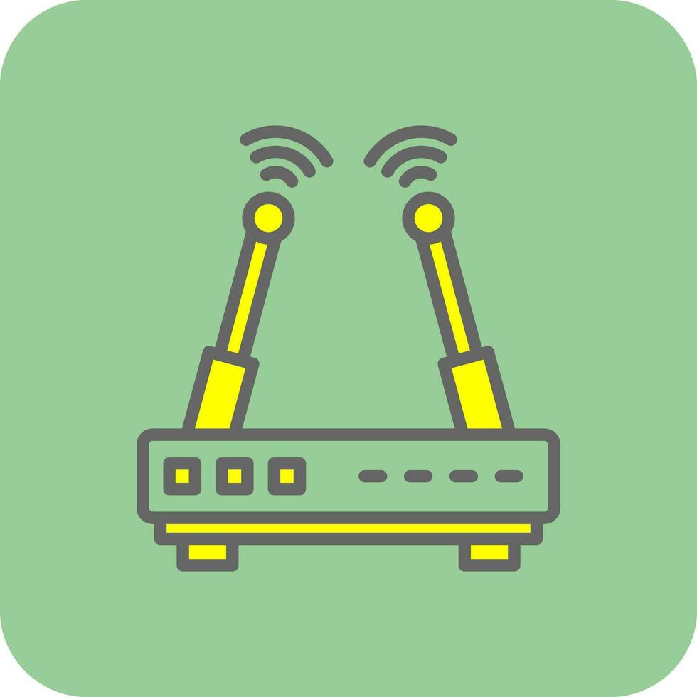 Wi-fi roteador vetor ícone Projeto