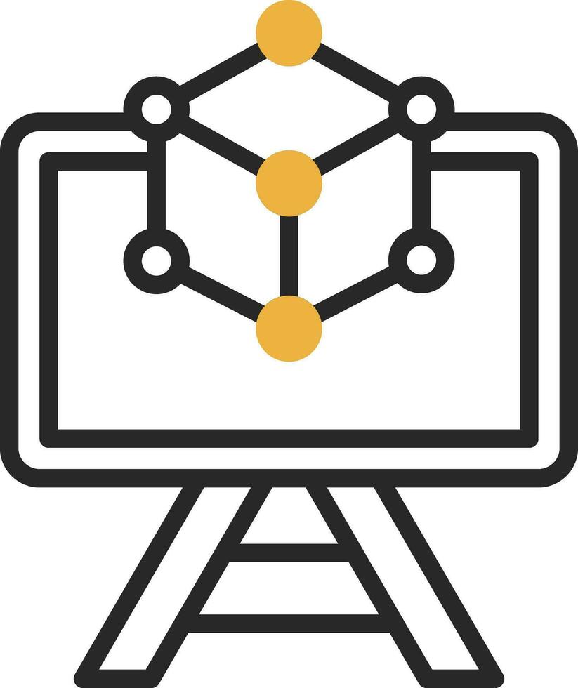 design de ícones vetoriais de modelagem 3D vetor