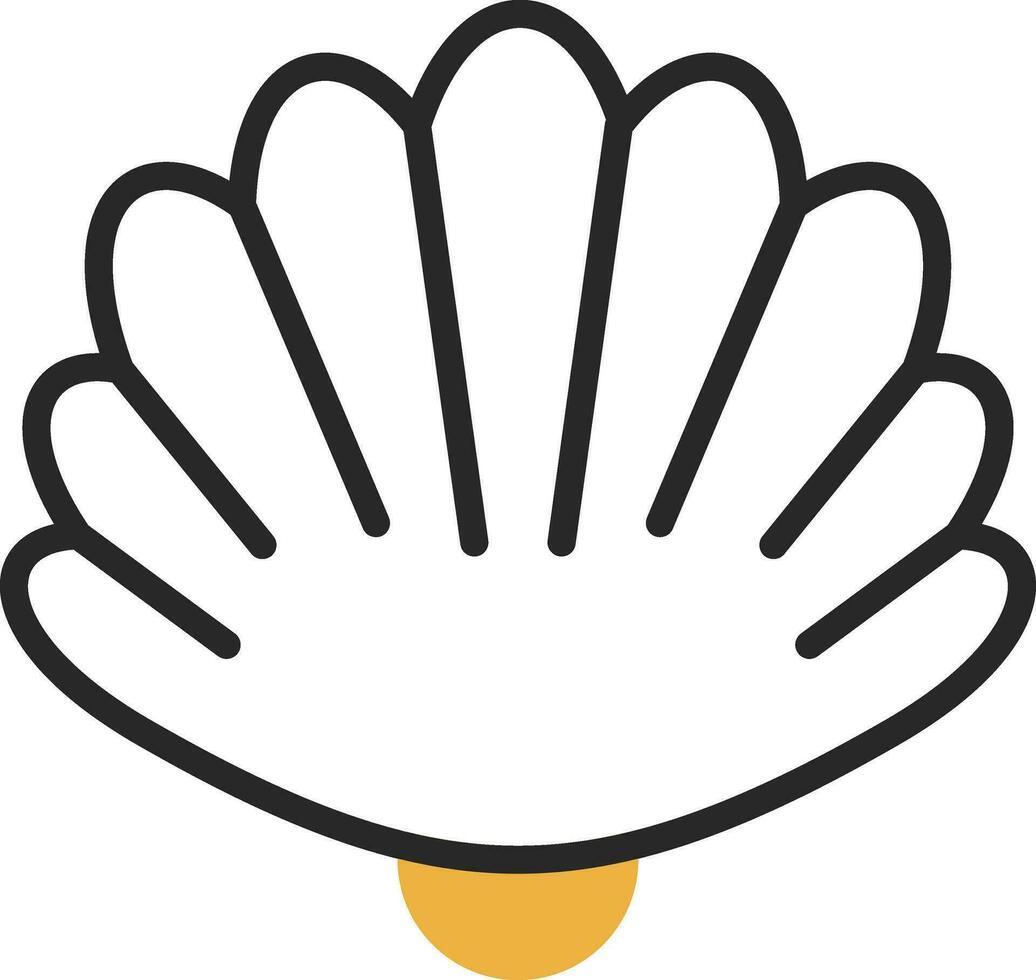 design de ícone de vetor de concha