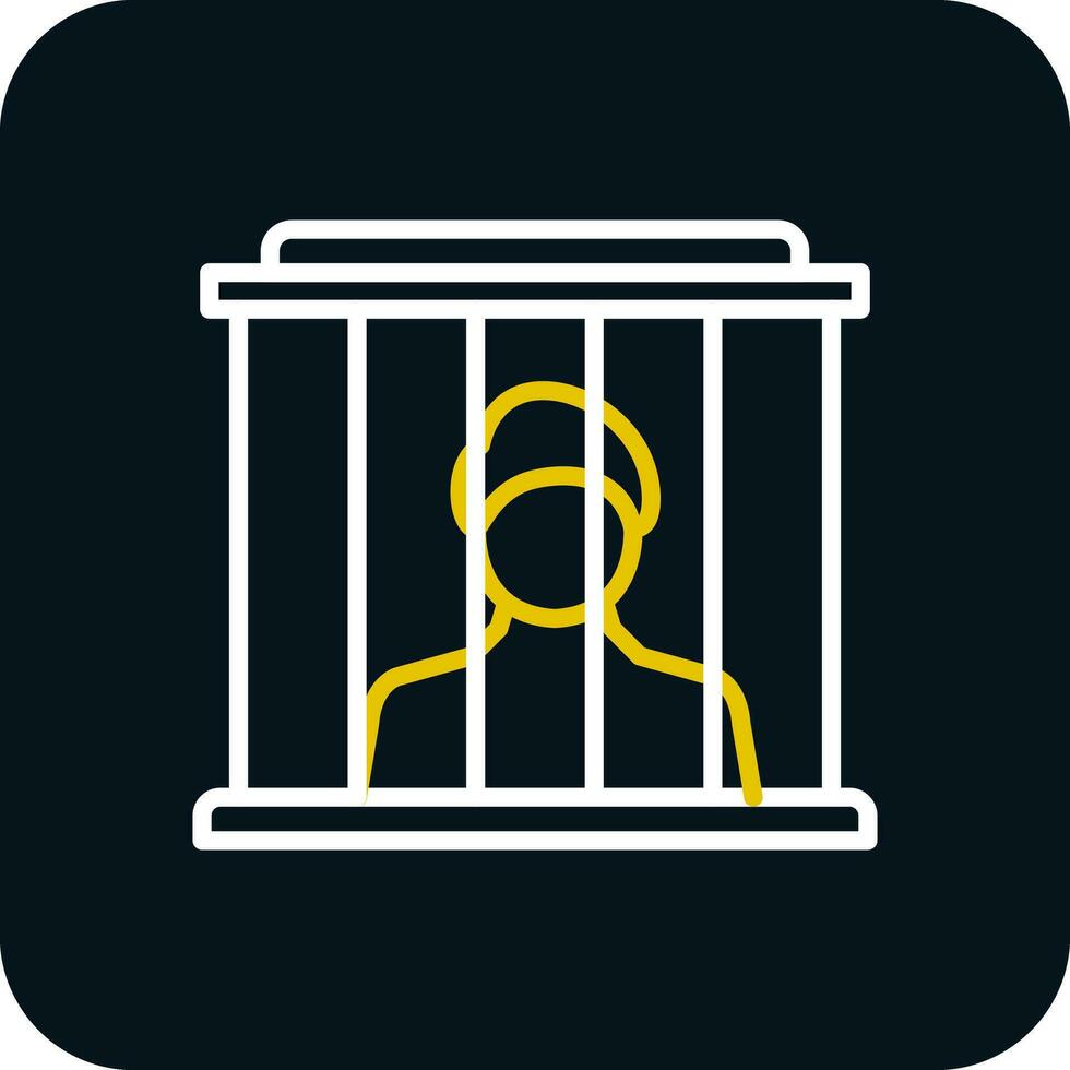 design de ícone de vetor de prisioneiro