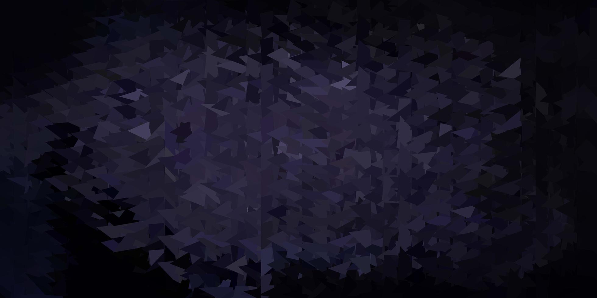 cenário de mosaico de triângulo de vetor cinza escuro.