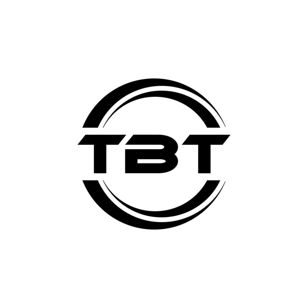 tbt logotipo projeto, inspiração para uma único identidade. moderno elegância e criativo Projeto. marca d'água seu sucesso com a impressionante isto logotipo. vetor