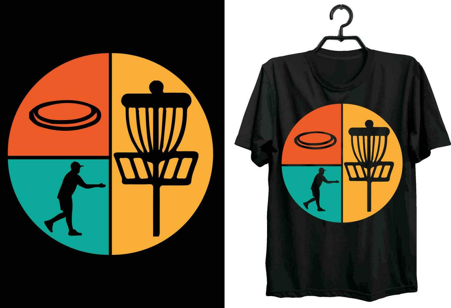 disco golfe camiseta Projeto. engraçado presente item disco golfe camiseta Projeto para todos disco golfe jogadoras e amantes. vetor