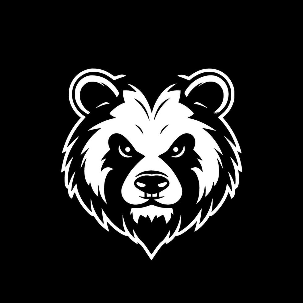 panda - minimalista e plano logotipo - vetor ilustração