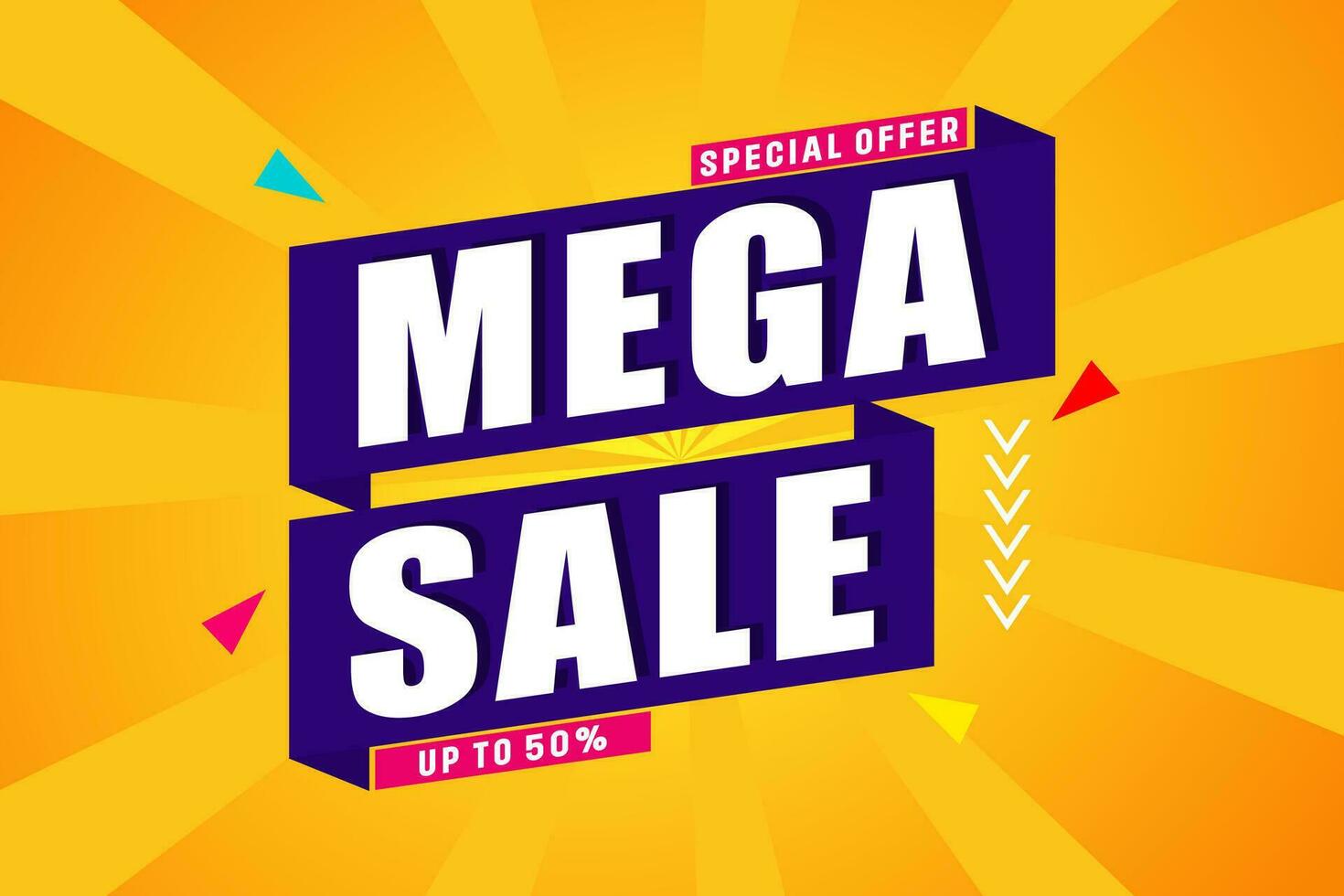 mega venda mania templat desenhos para irresistível ofertas vetor