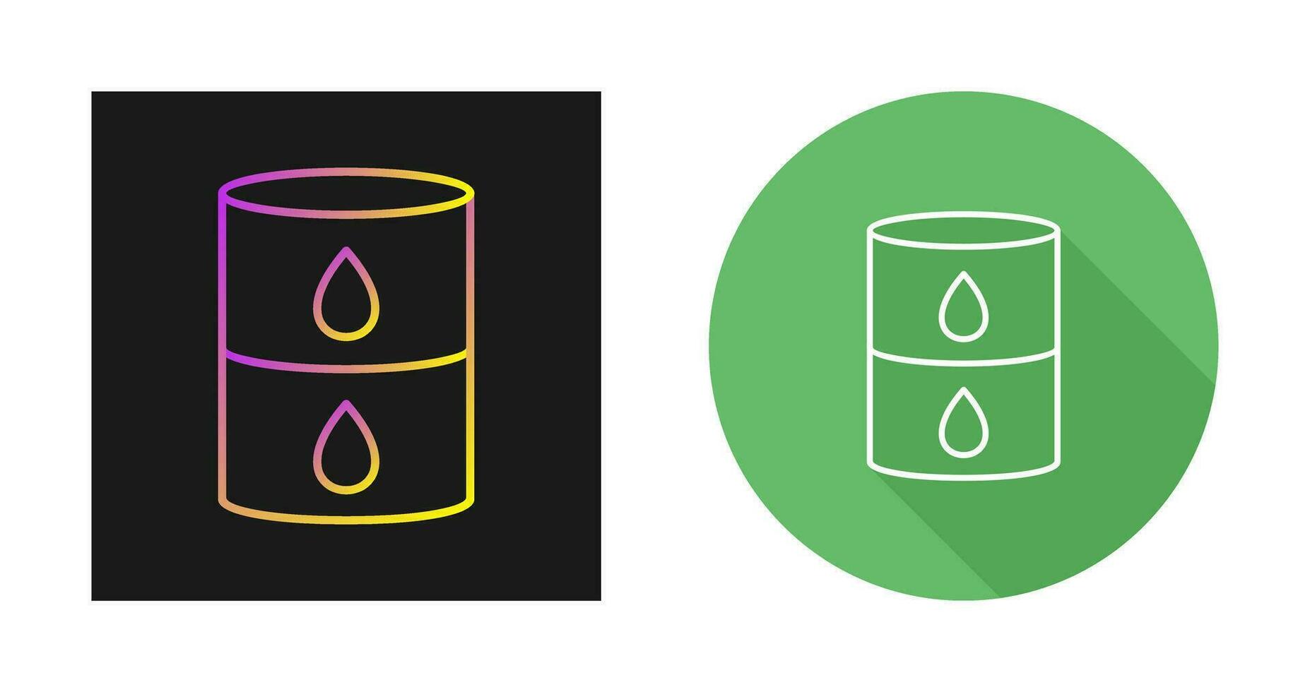 ícone de vetor de barril de petróleo