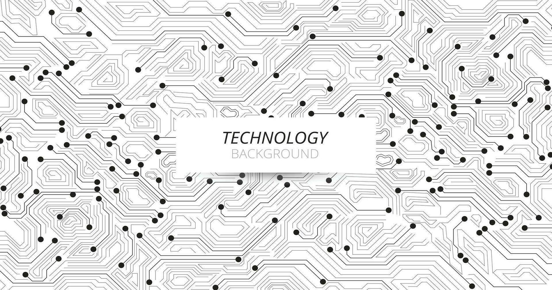 o circuito borda eletrônico oi-tech padronizar. vetor