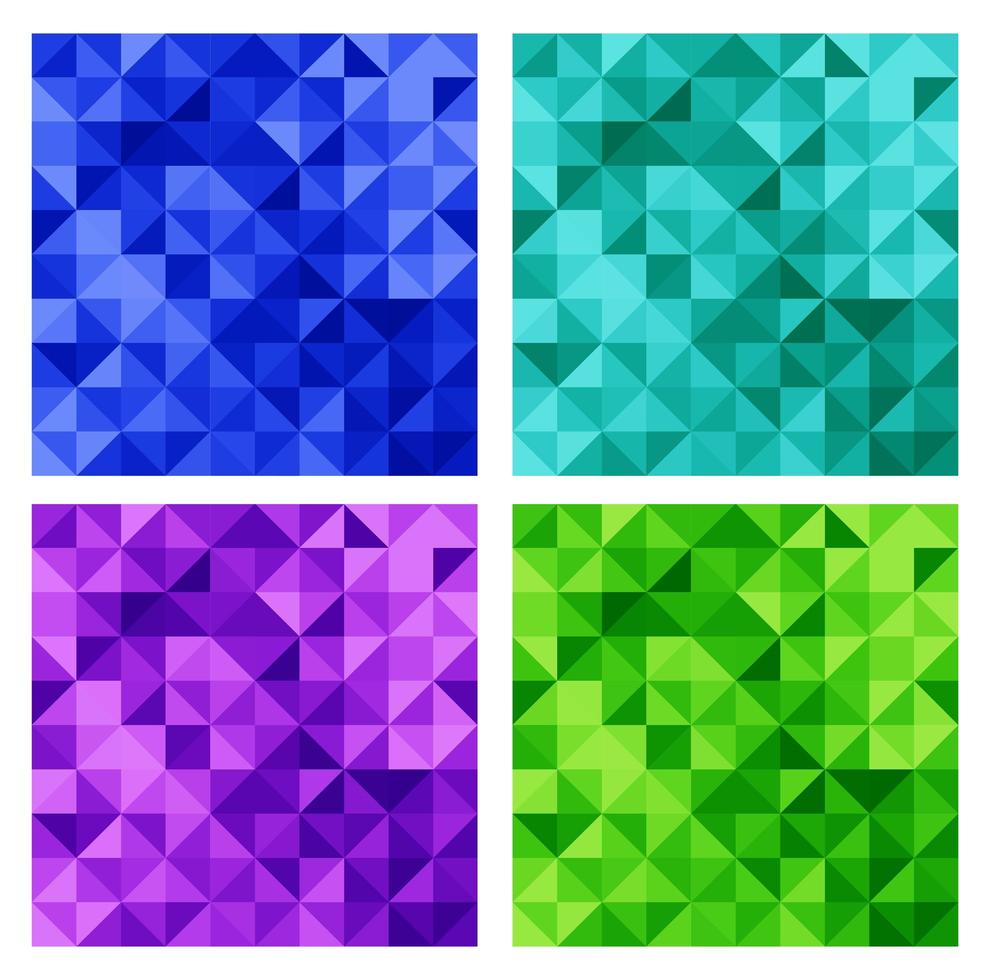 um conjunto de fundos abstratos de vetor para a web