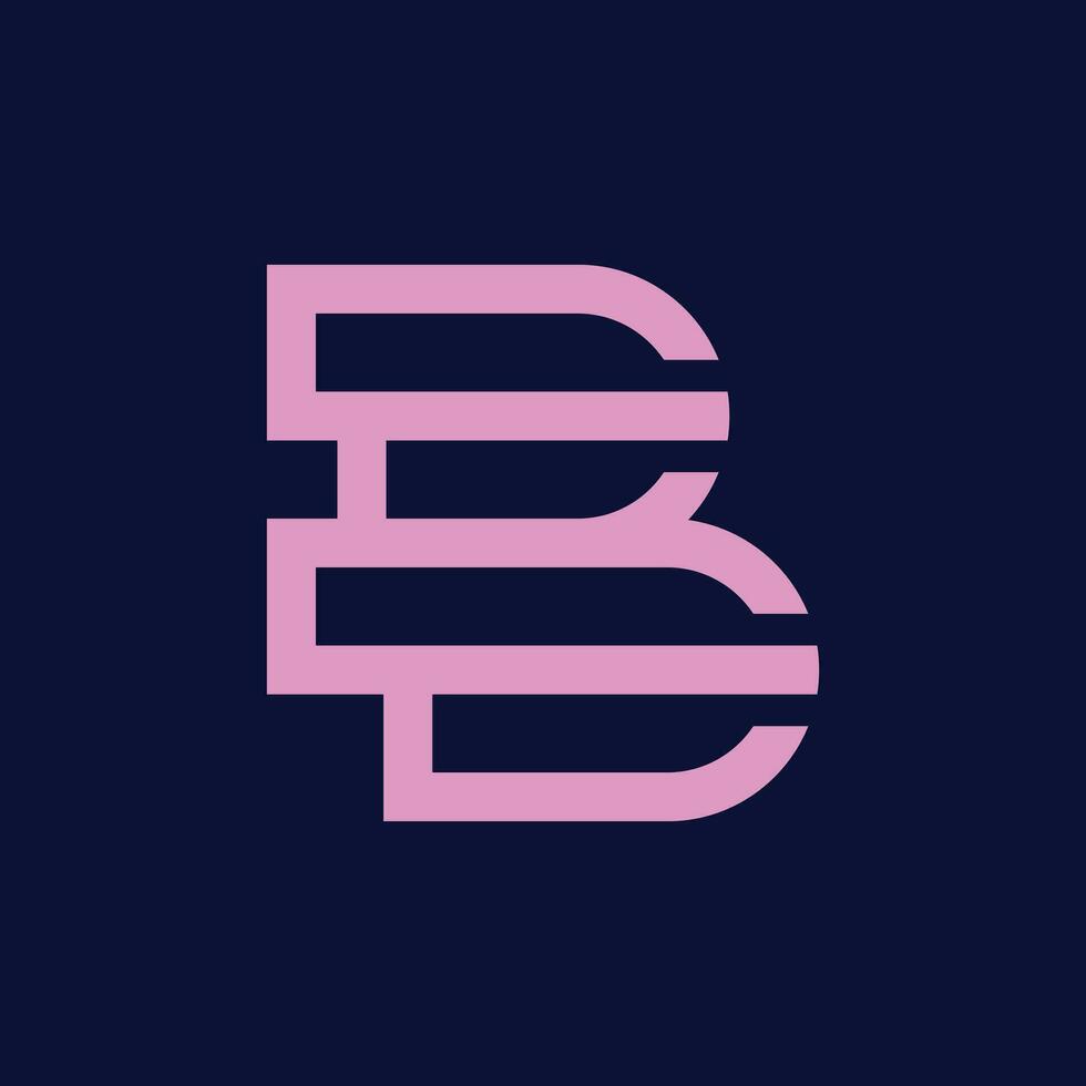 carta b logotipo ícone Projeto modelo elemento vetor