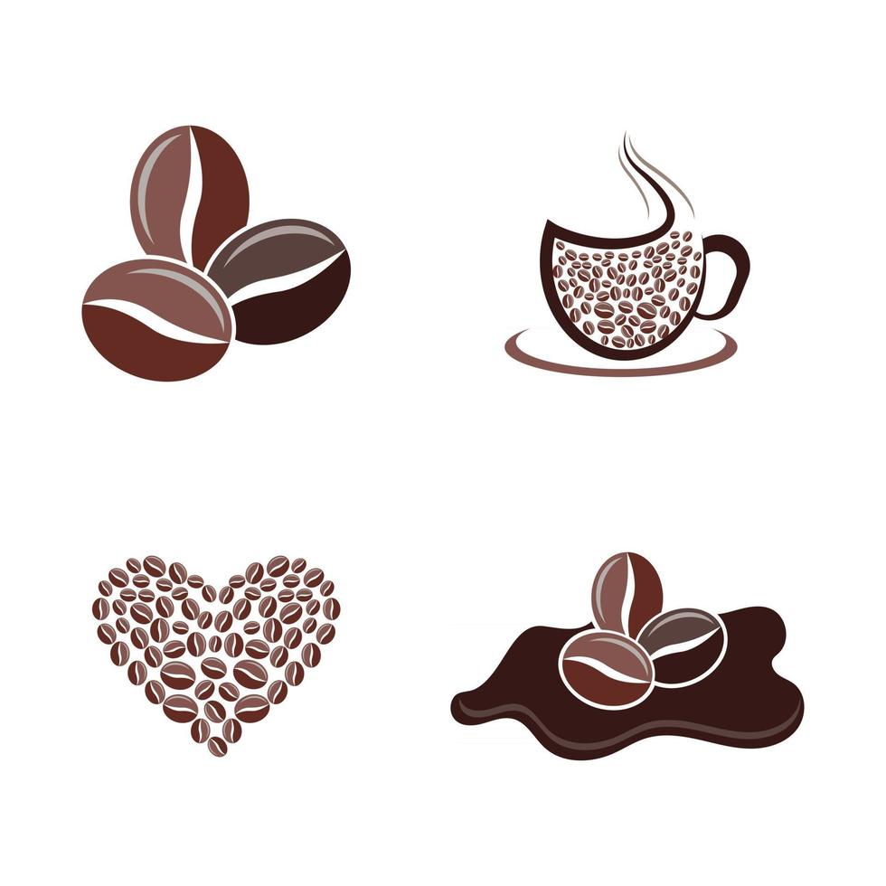 imagens do logotipo da xícara de café vetor