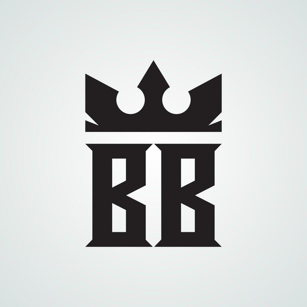 moderno bb logotipo Projeto modelo. isento de royalties vetor ilustração