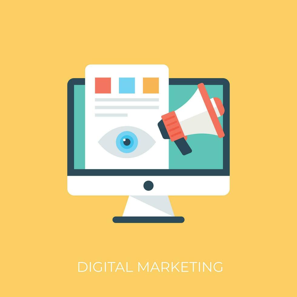 digital marketing ilustrações ícone vetor