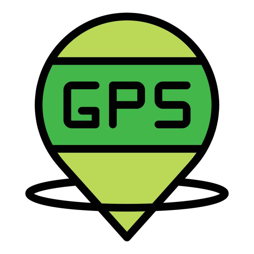 GPS localização ícone vetor plano